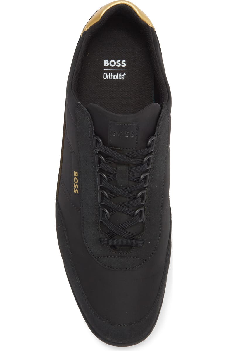 BOSS Saturn Low Top Sneaker, Alternate, color, Black