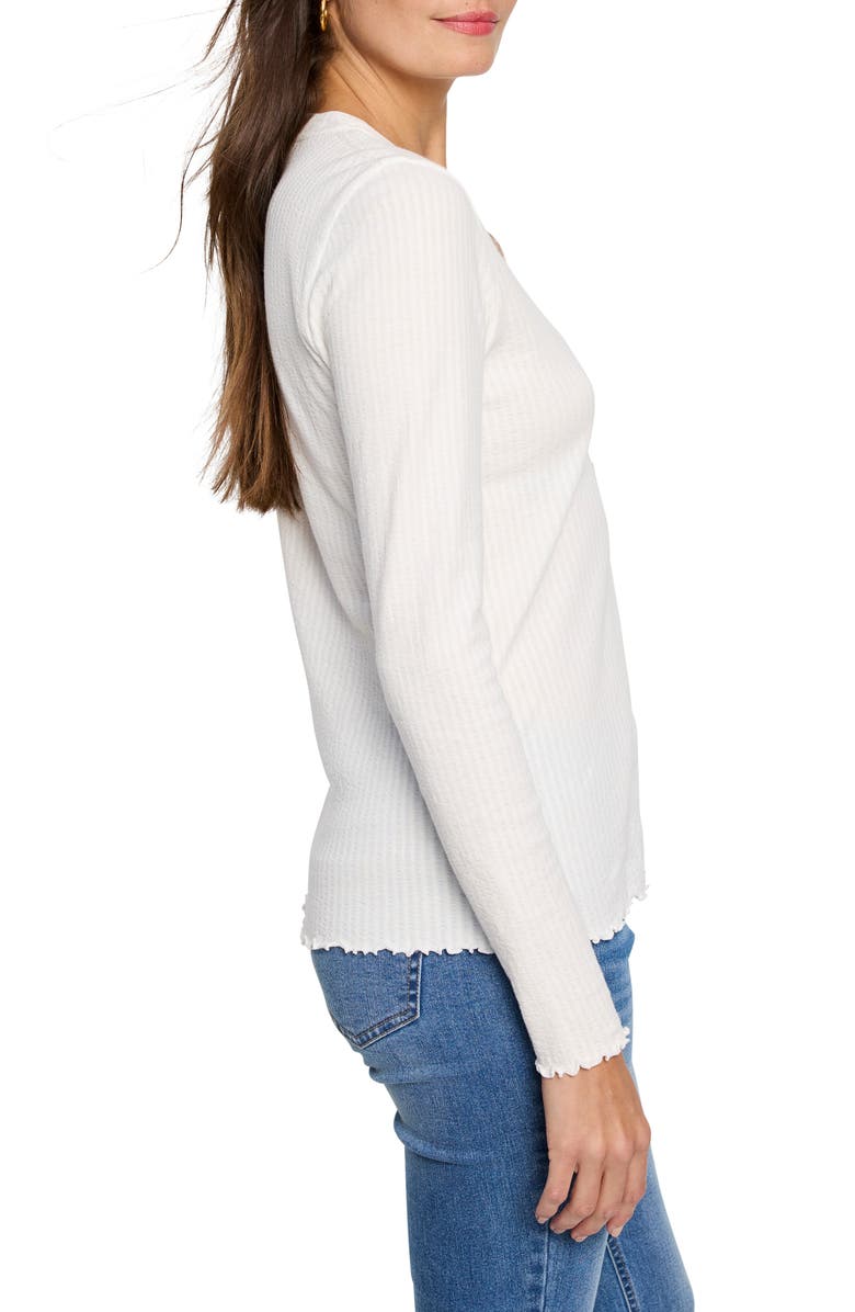 NZT by NIC+ZOE Cotton Seersucker Henley Top, Alternate, color, 