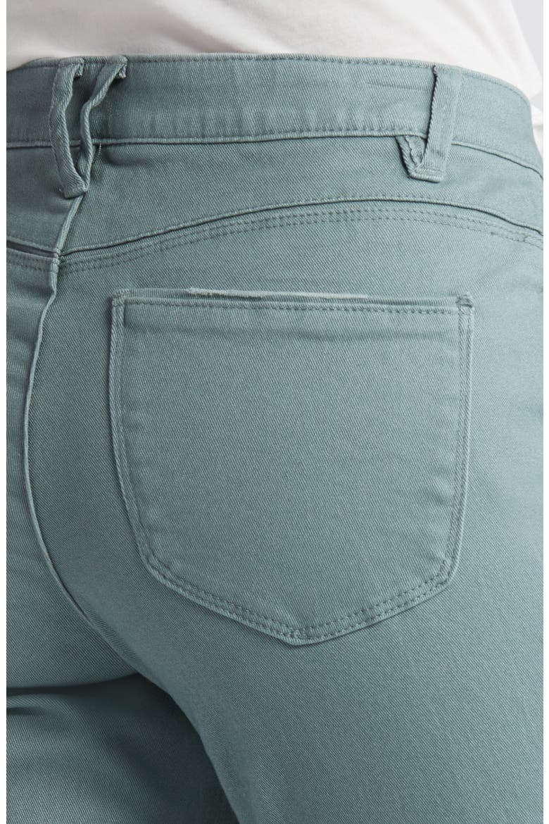 'Ab'Solution High Waist Double Hem Kick Flare Jeans (Nordstrom Exclusive), Alternate, color, DUSTY SLATE