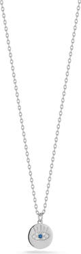 SPHERA MILANO 14k Gold Over Sterling Silver Eye Pendant Necklace