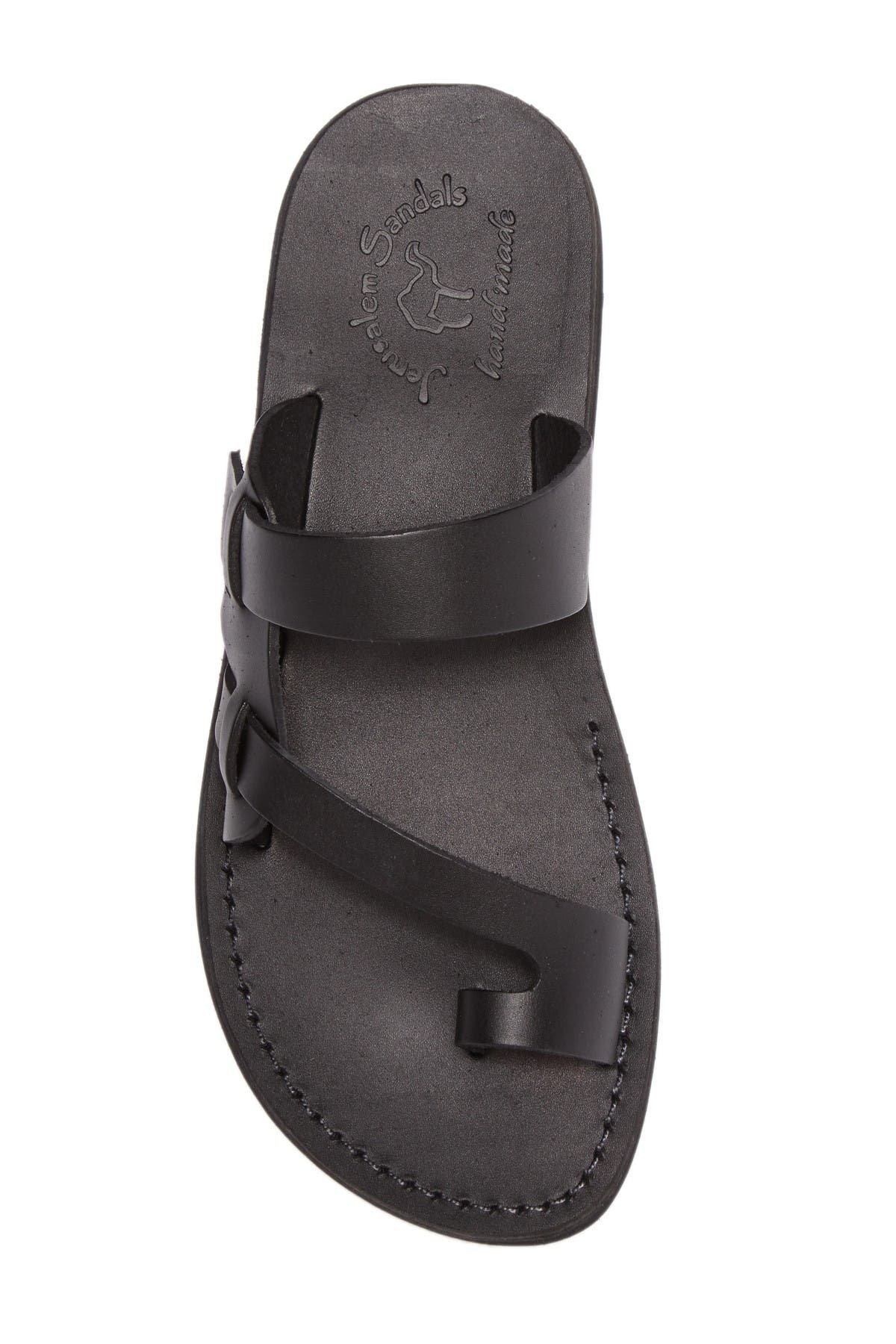 Jerusalem Sandals Jabin Leather Sandal, Alternate, color, 