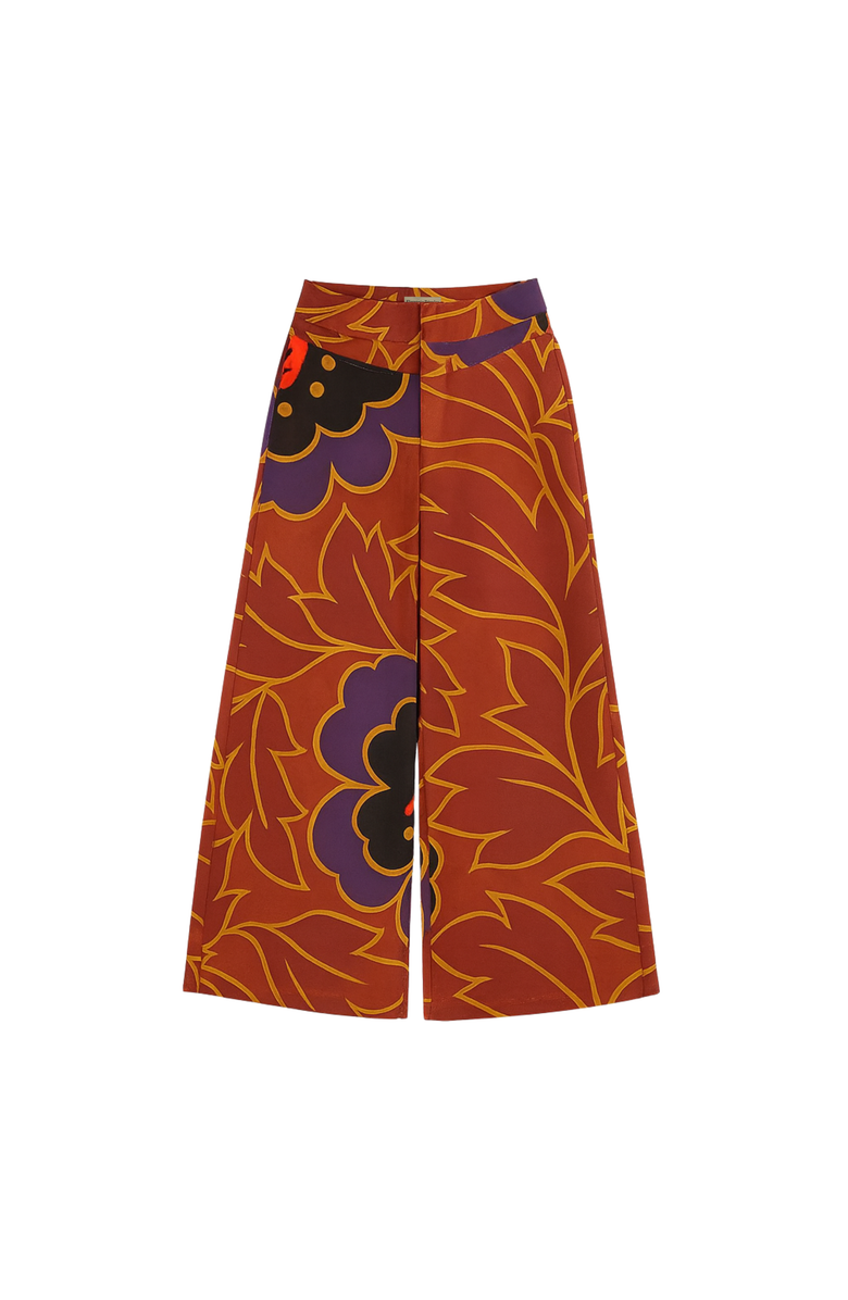 Florencia Davalos Coco Pant, Alternate, color, Green Garden / Brown Floral