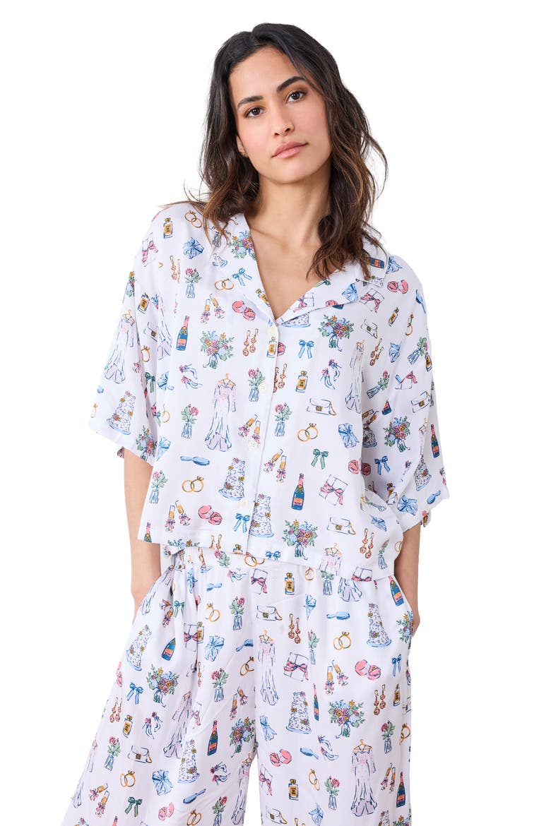 Wildest Dreams Pajamas, Alternate, color, COASTAL CLOUD