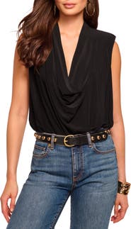 Ramy Brook Eden Cowl Neck Bodysuit