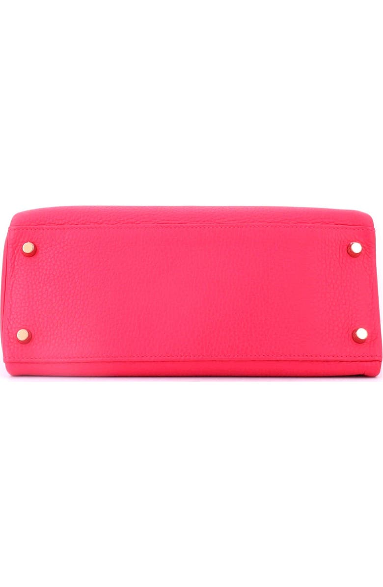 Pre-Owned Hermes Kelly Handbag Pink Clemence with Gold Hardware 28, Alternate, color, Rose Extreme