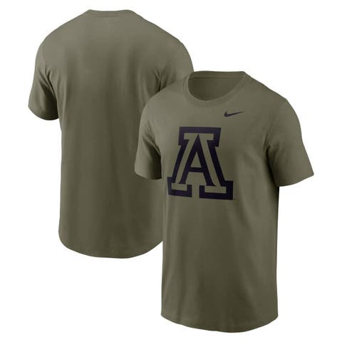 Men's Nike Olive Arizona Wildcats Primetime Logo Performance T-Shirt