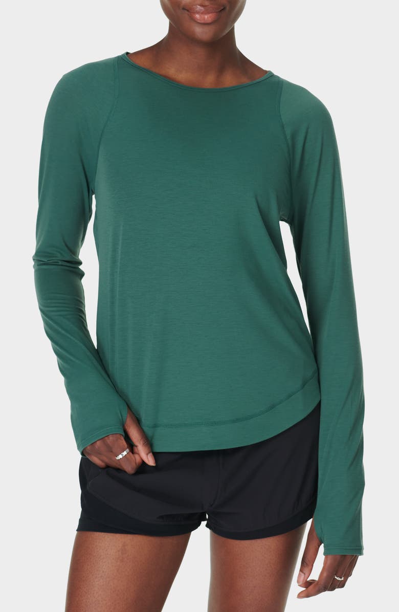 Sweaty Betty Breathe Easy Long Sleeve Running Top, Main, color,