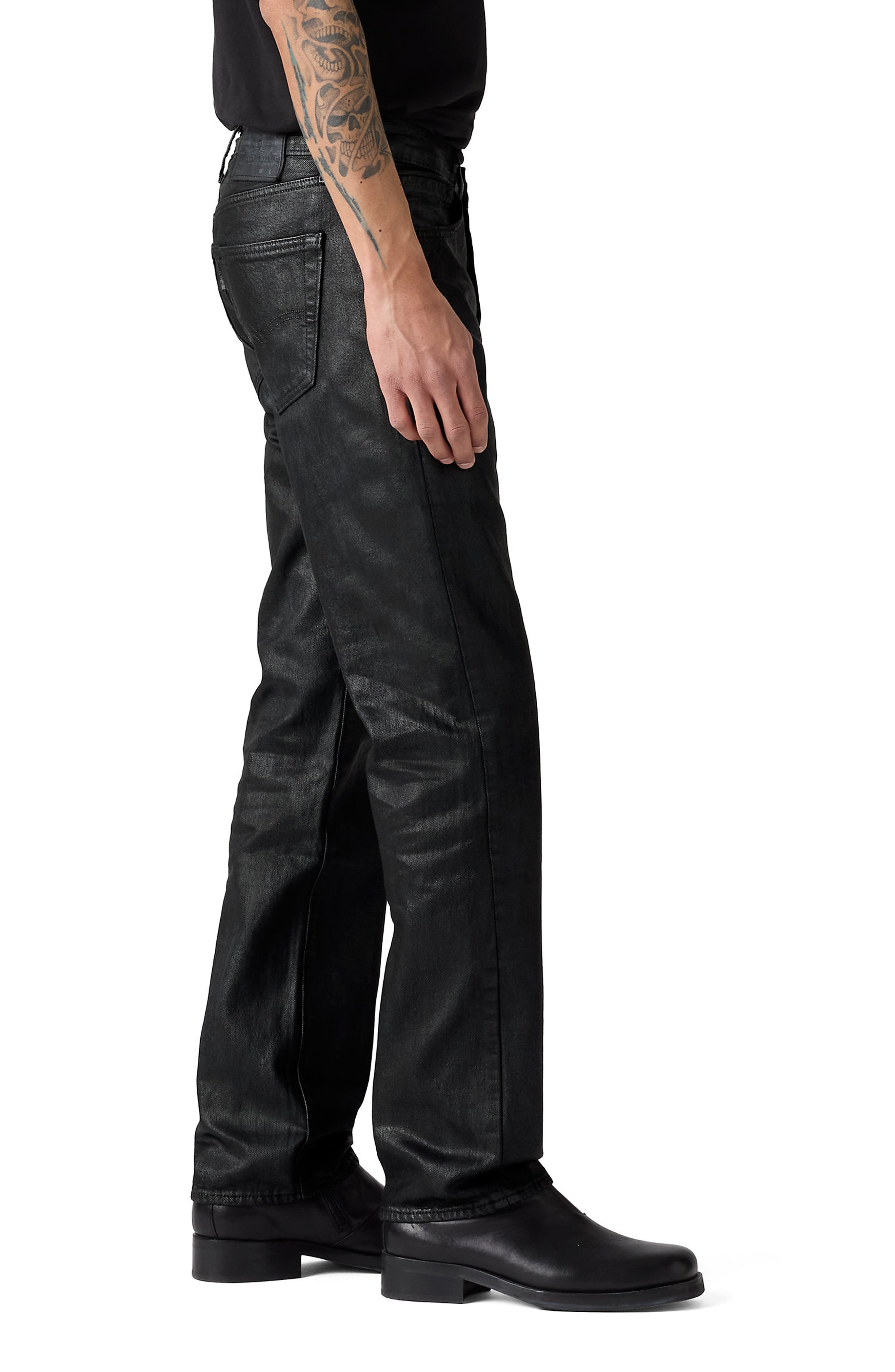 501® Coated Original Straight Leg Jeans (Men) | Nordstrom