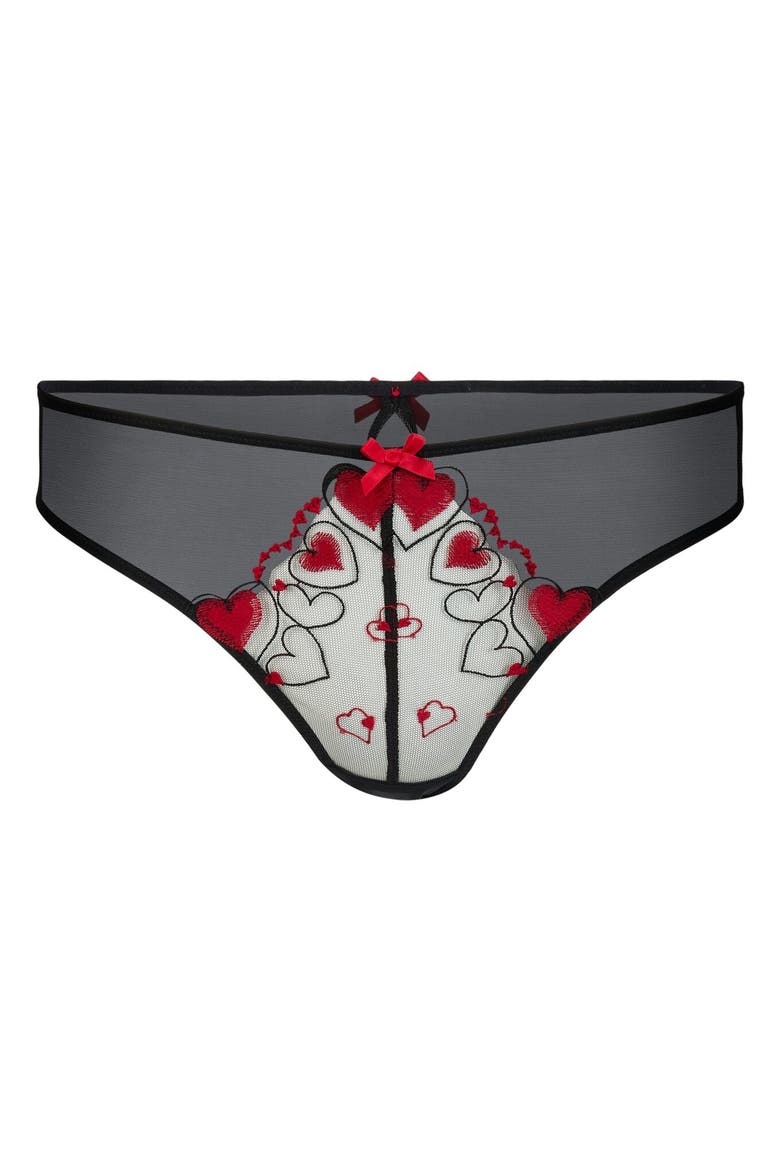 Esmay Cheeky Panties, Alternate, color, Black
