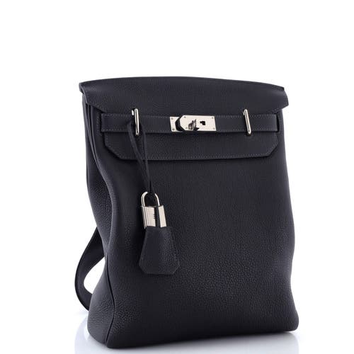 Pre-owned Hermes  Hermes Hac A Dos Backpack Togo Gm In Black