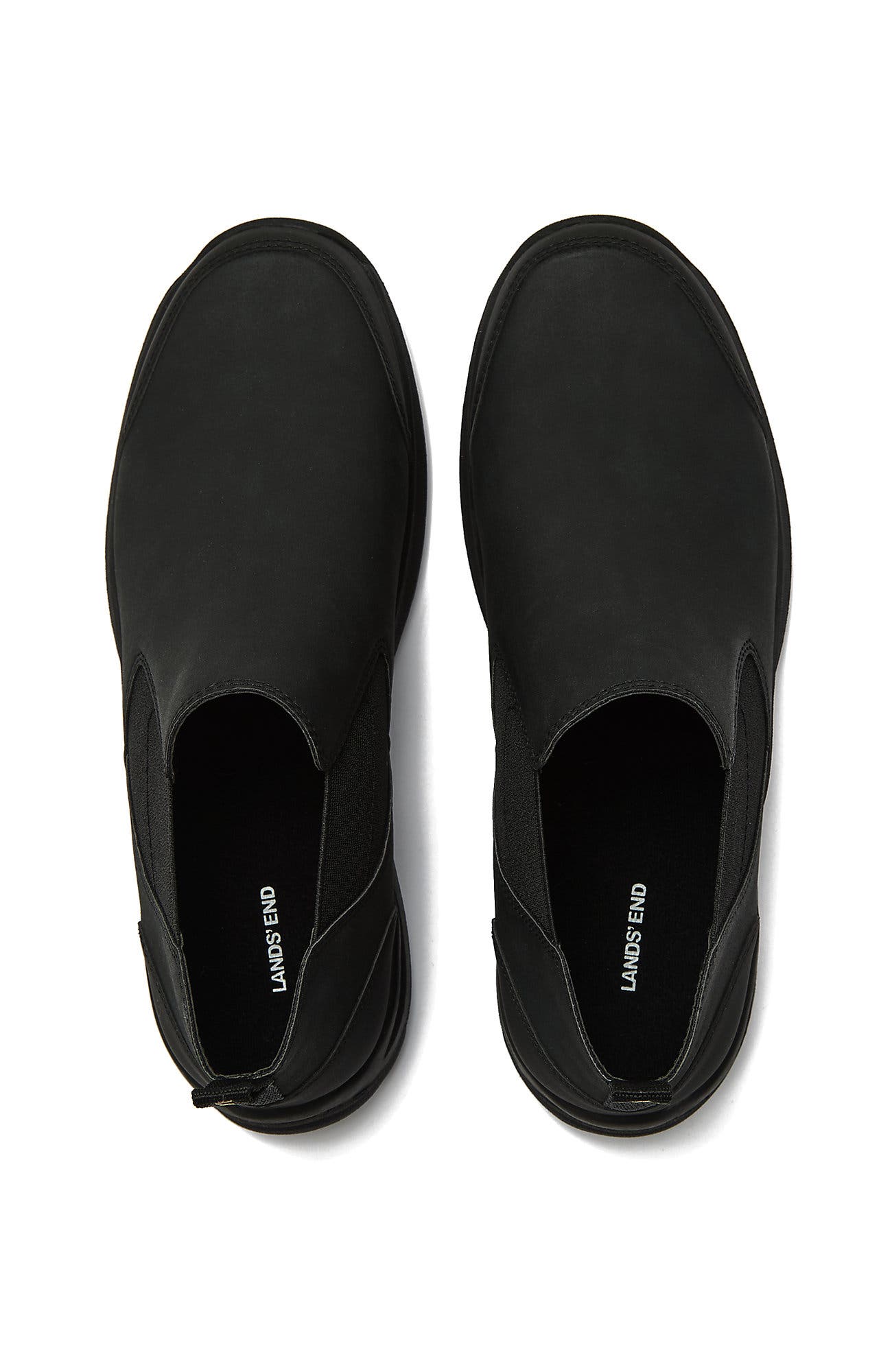 Lands' End Terrain All Weather Slip On Boots, Alternate, color, Black