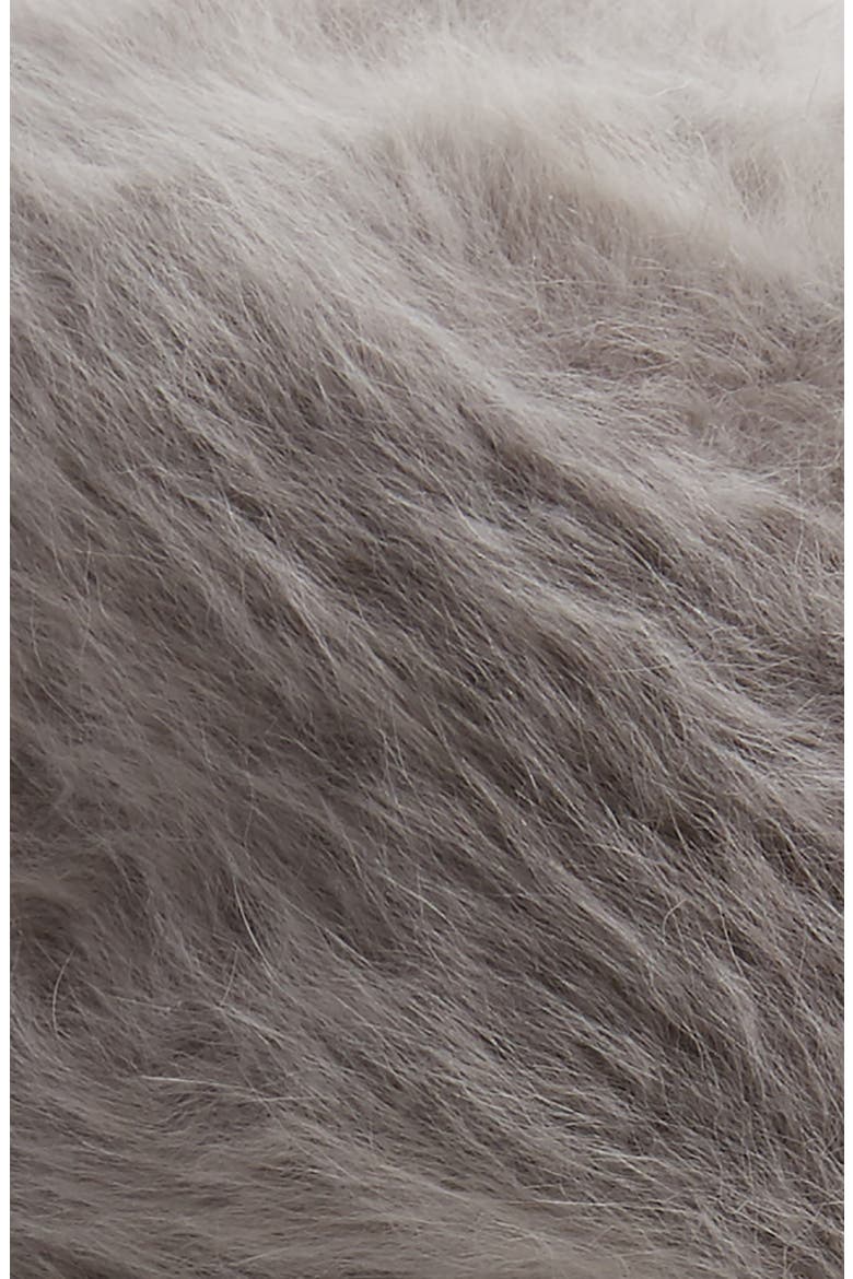Angora Beret, Alternate, color, GRAPHITE