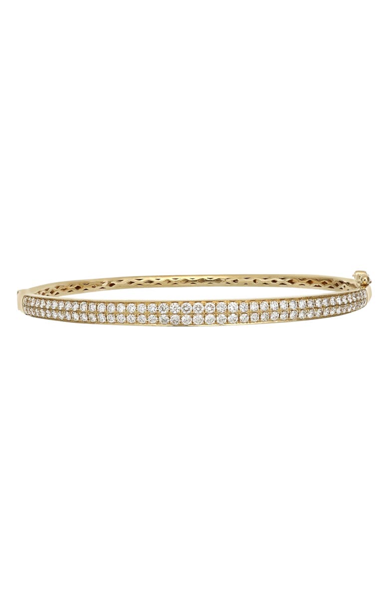 Bony Levy 18K Gold & Diamond Bangle, Main, color, 18K Yellow Gold