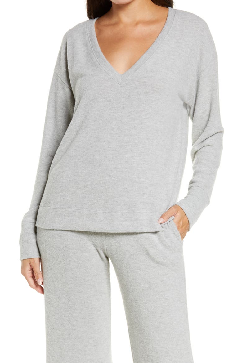 Lounge Sweatshirt, Main, color, GREY