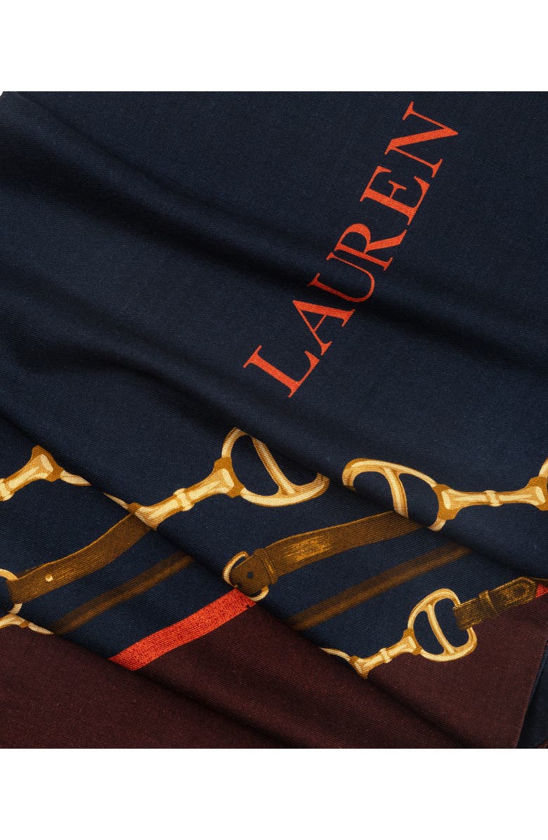 Lauren Ralph Lauren Diagonal Belting Oblong, Alternate, color, Navy