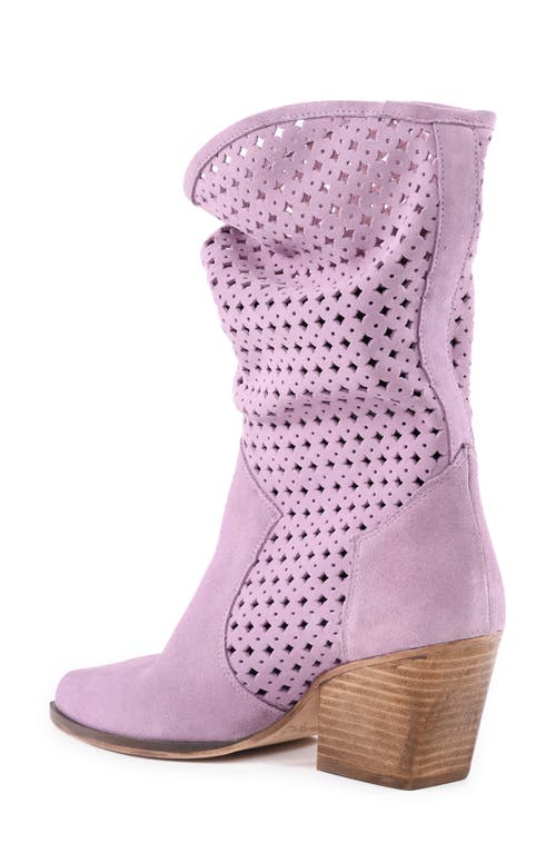 Seychelles Diva Pointed Toe Western Boot In Purple