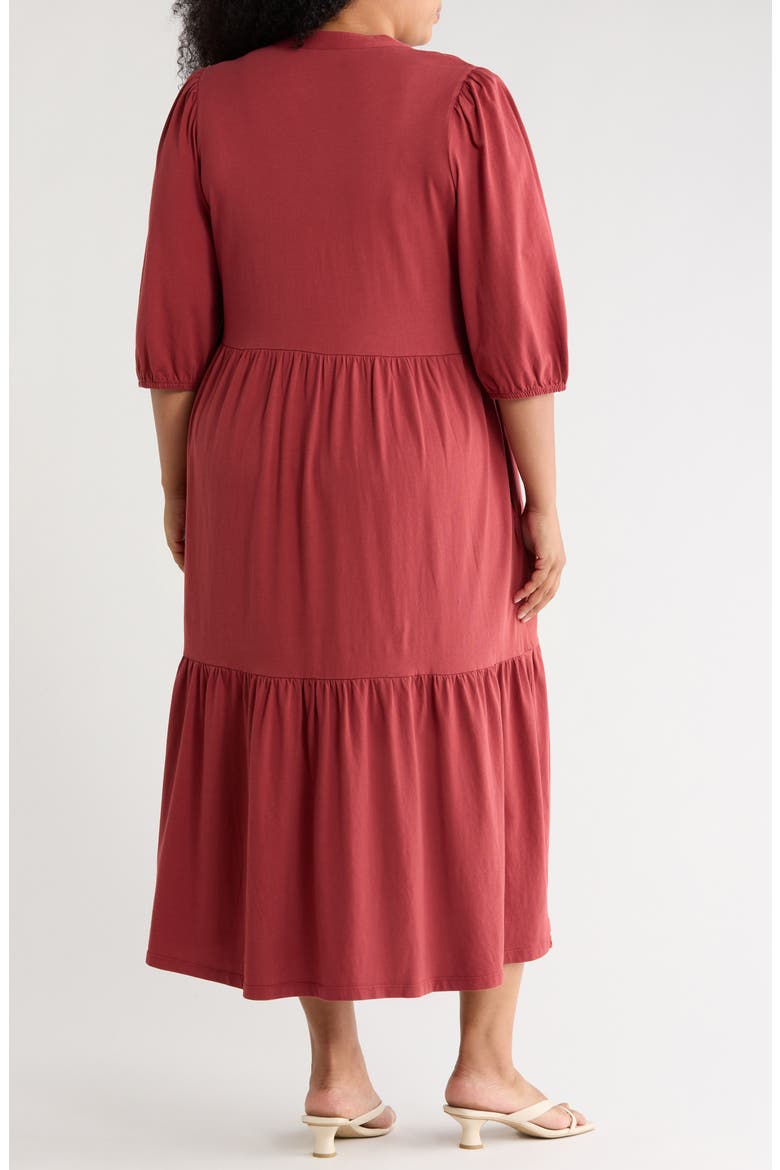 Knit Maxi Dress, Alternate, color, RED PEAR