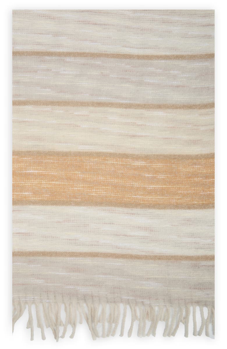 SAACHI Stripe Oversize Scarf, Alternate, color, Natural