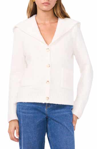 1.STATE Foldover Collar Cardigan