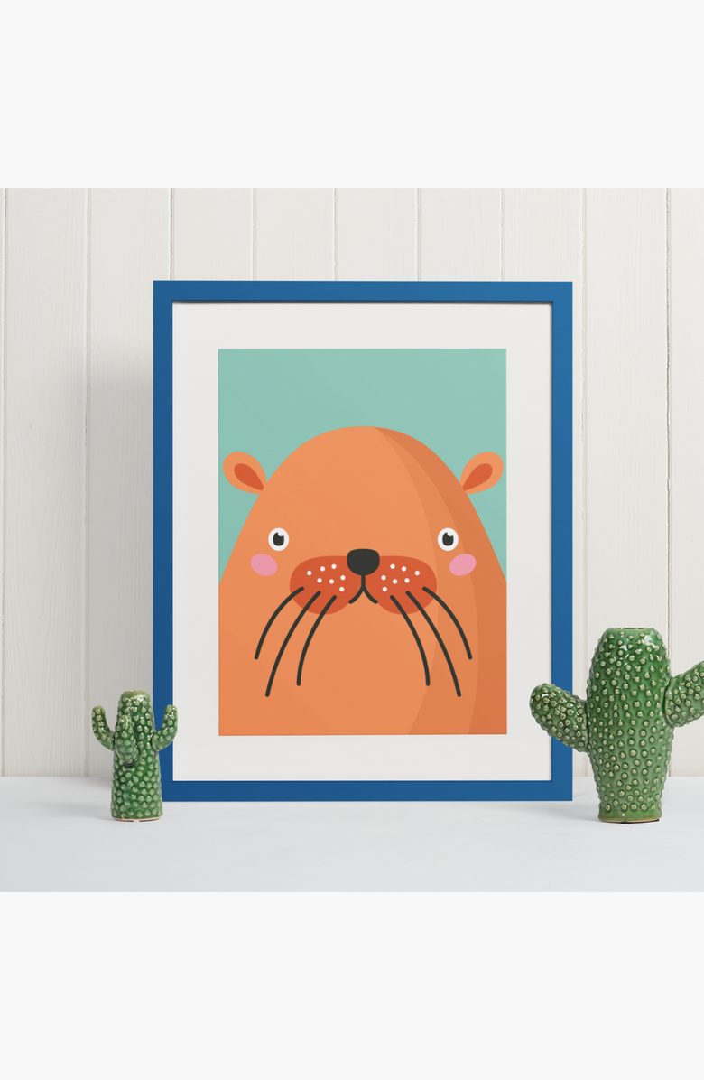 Pink Picasso Kits Beaver Paint by Numbers Kit, Alternate, color, Teal