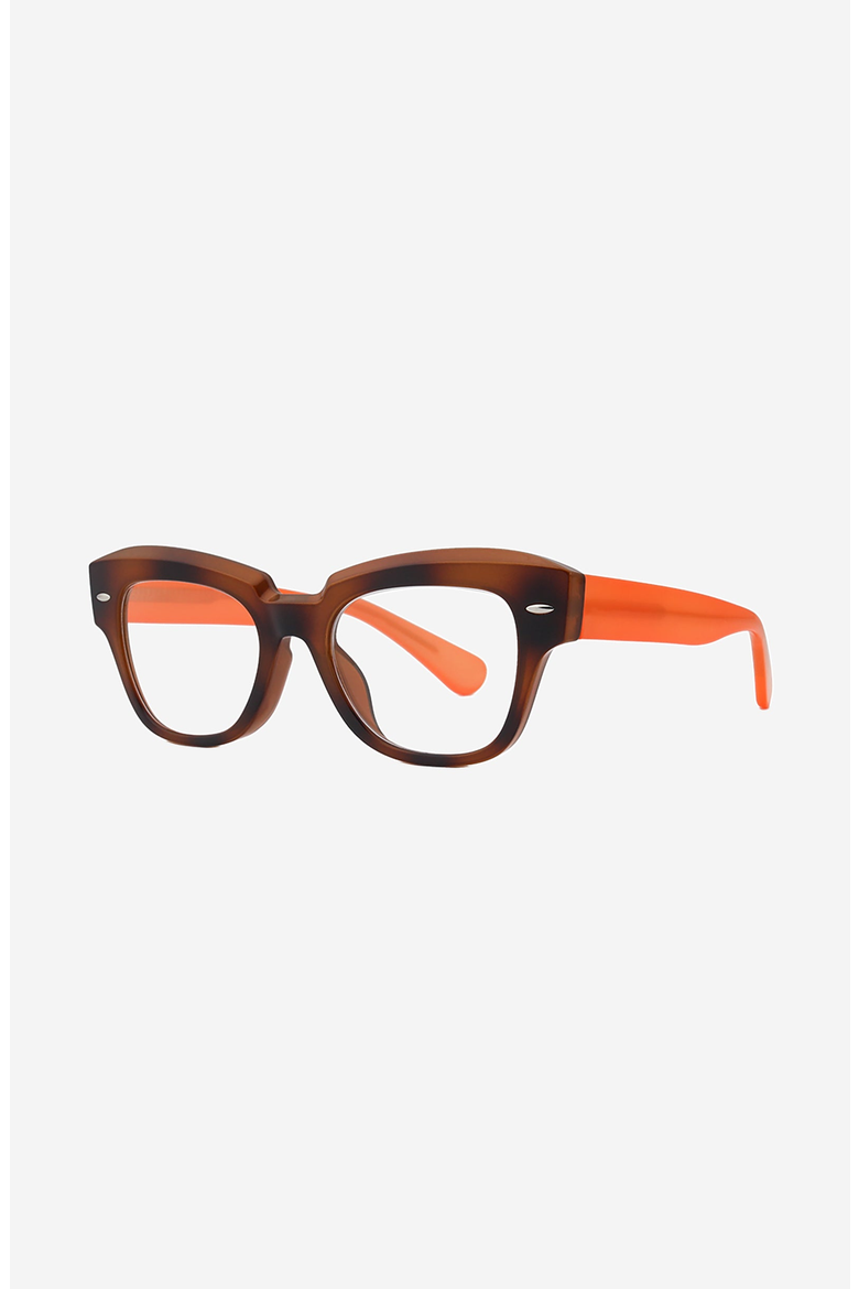 Angelou Reader Glasses, Alternate, color, Chocolate