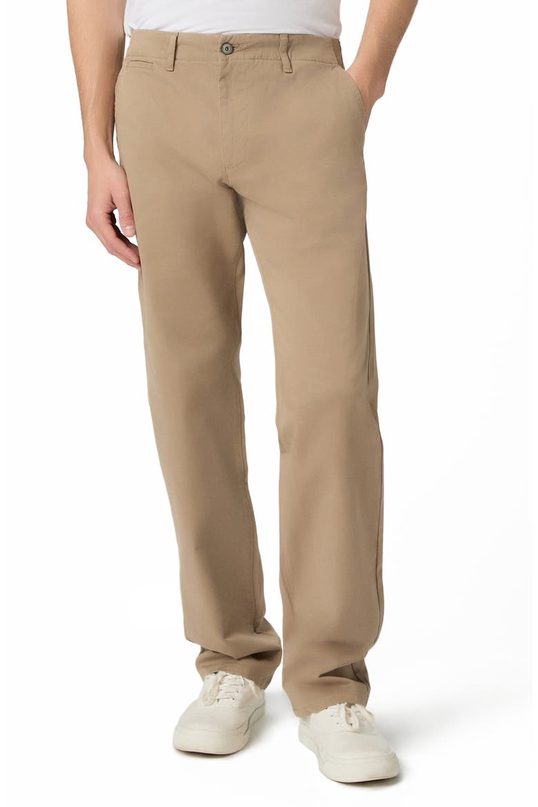 Vincent Straight Leg Sateen Chinos, Main, color, FARRO