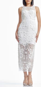 Dress the Population Helena Beaded Floral Sheath Gown