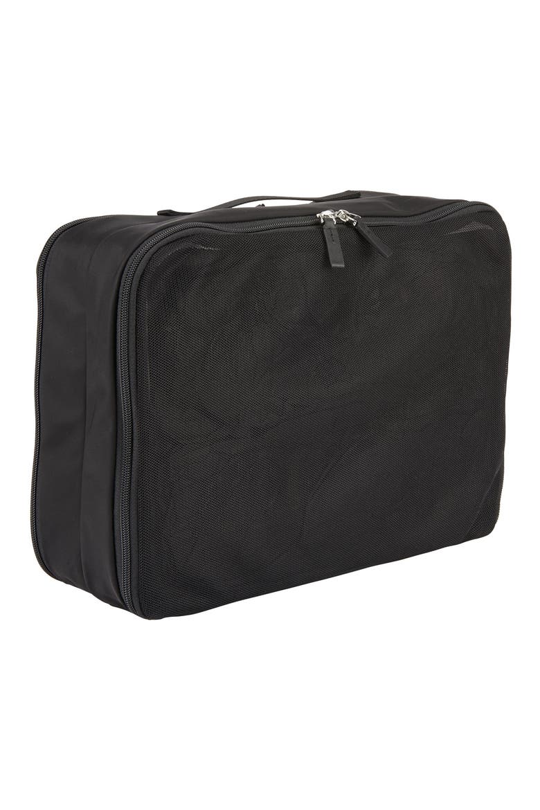 Large Double Side Packing Cube, Alternate, color, BLACK