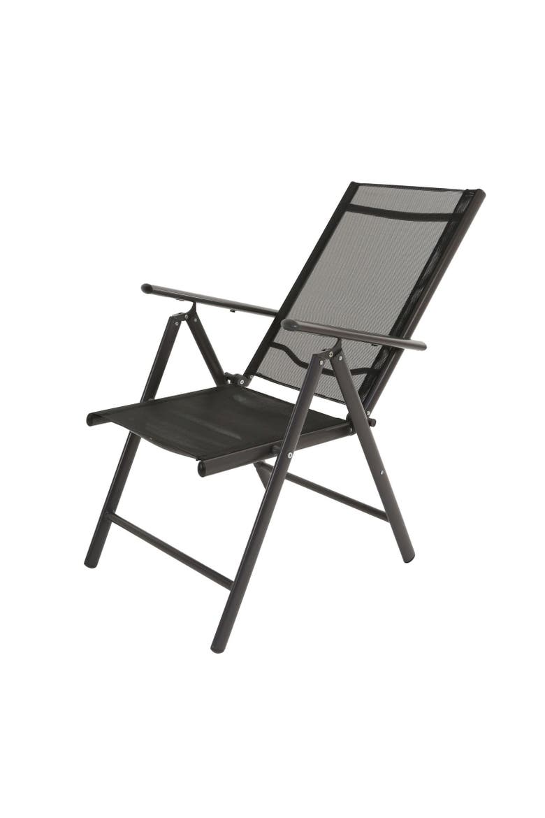 Varna Folding Chair, Alternate, color, Black