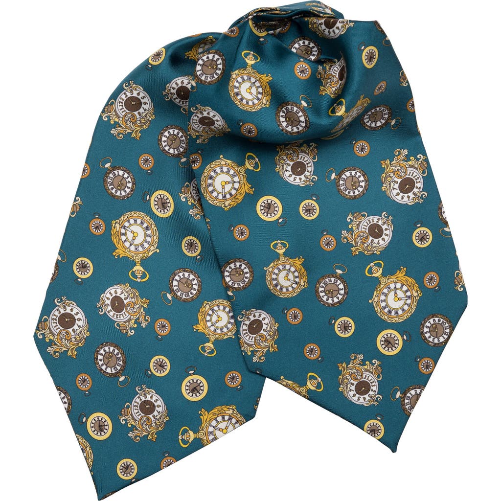 Elizabetta Gilded Keeper In Petrol Blue