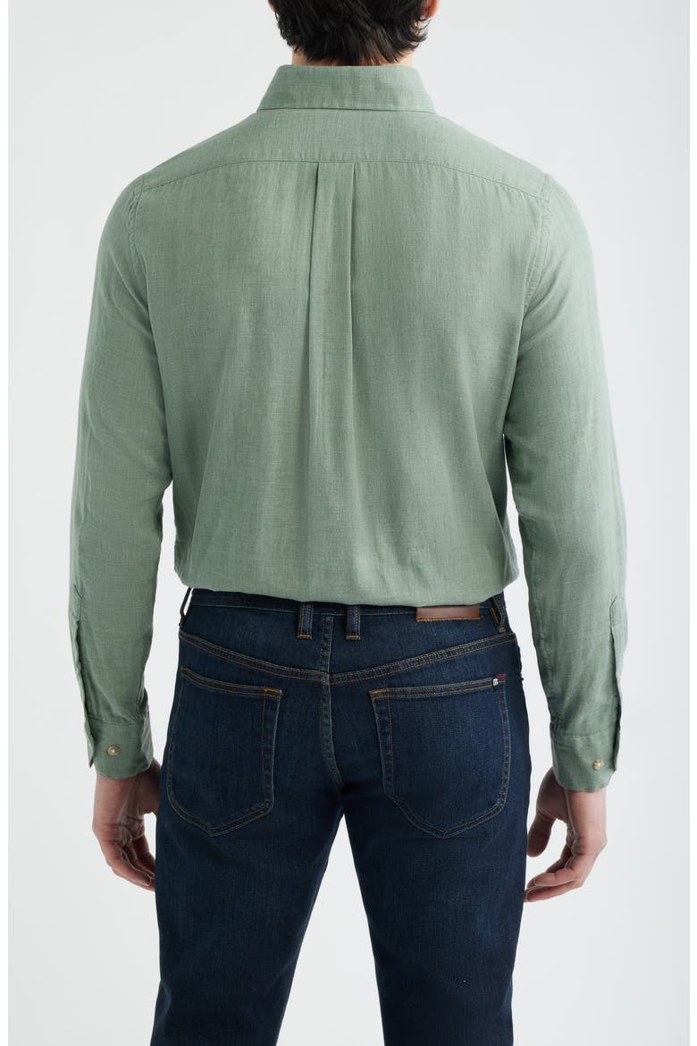The Chambray Button-Down Shirt, Alternate, color, AGAVE