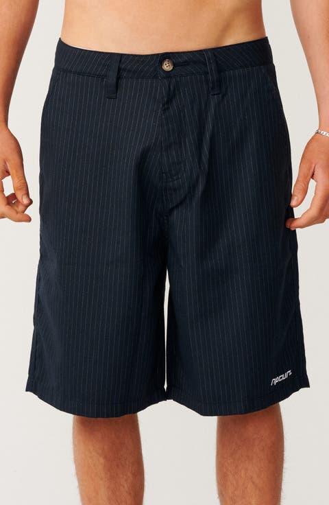 Archive Oversize Pinstripe Shorts