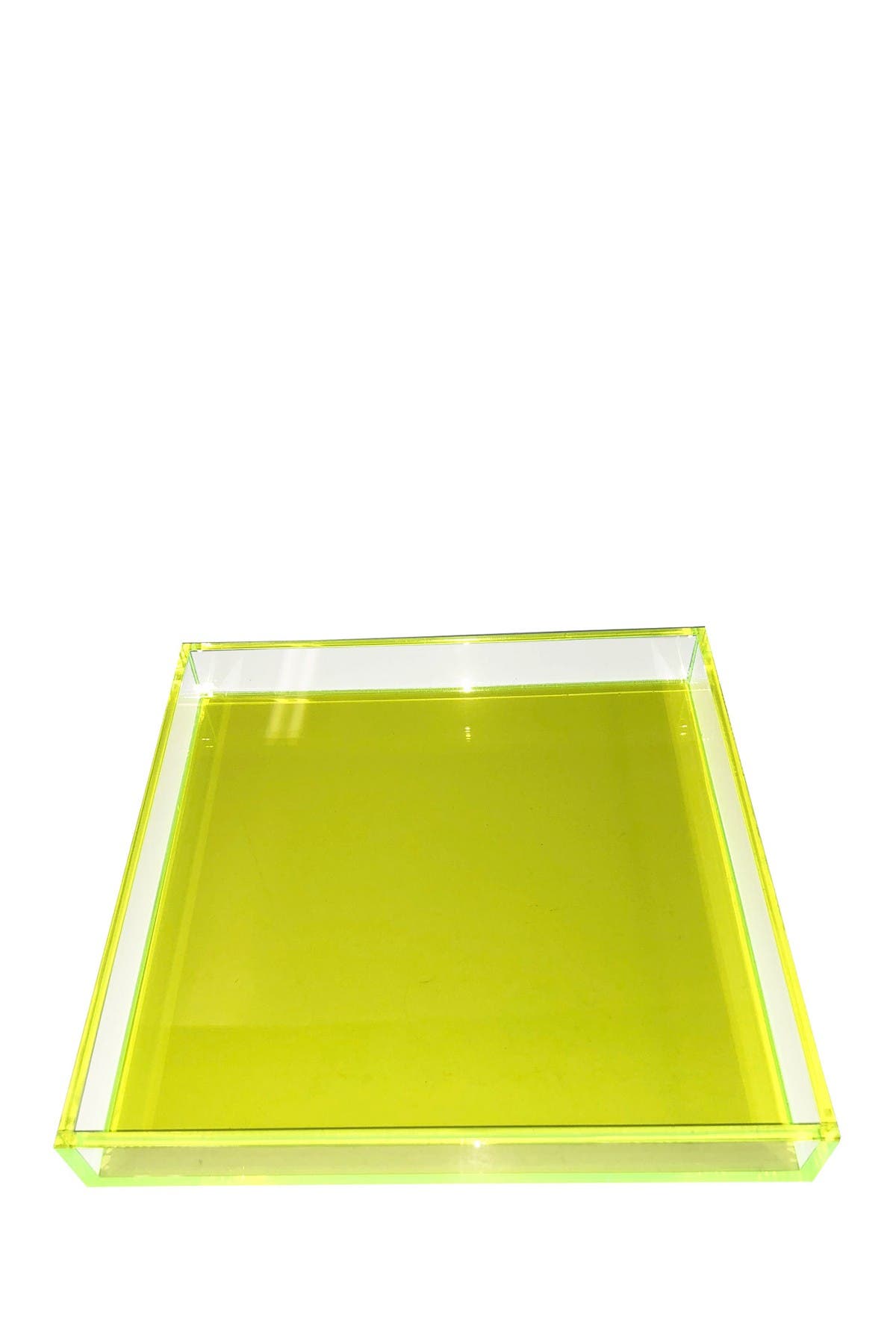 R16 HOME Neon Green Square Tray