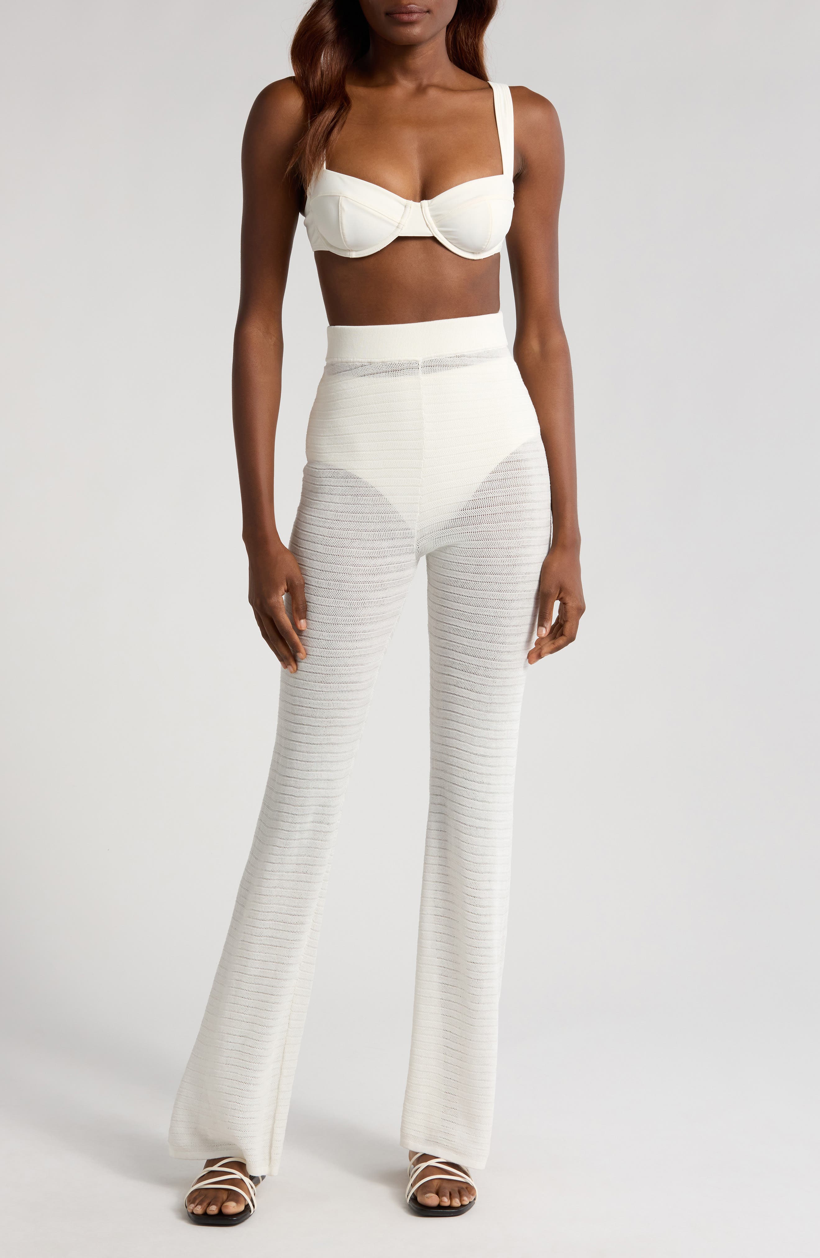 The Faye Open Stitch Cover-Up Pants - image 3