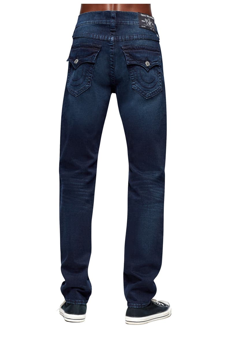 True Religion Geno Flap Pocket Slim Leg Jeans, Alternate, color,