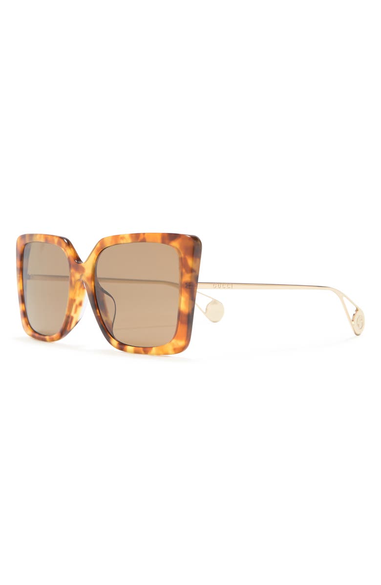 Gucci Novelty 54mm Square Sunglasses, Alternate, color,