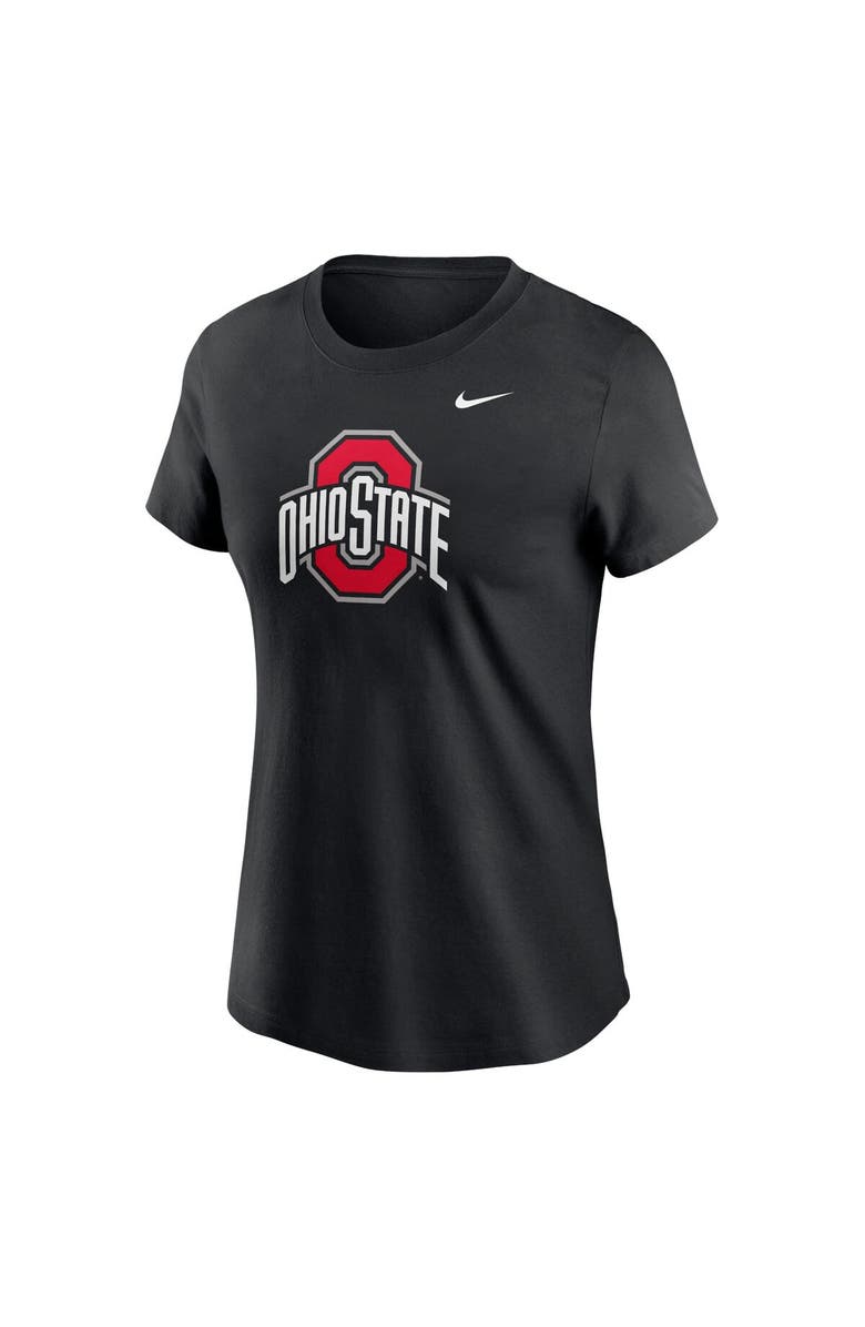 Nike Women's Nike Black Ohio State Buckeyes Primetime Evergreen Logo T-Shirt, Alternate, color, Black