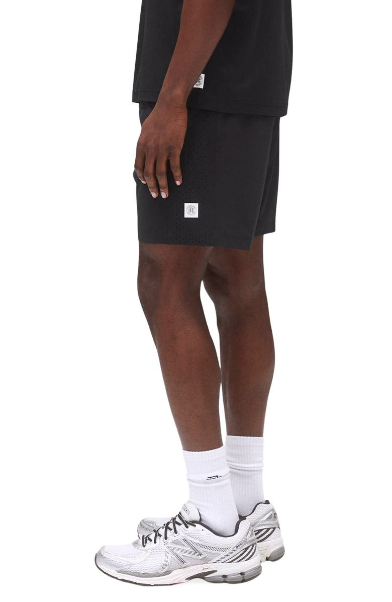 Reigning Champ 7-Inch Performance Nylon Training Shorts, Alternate, color, Black
