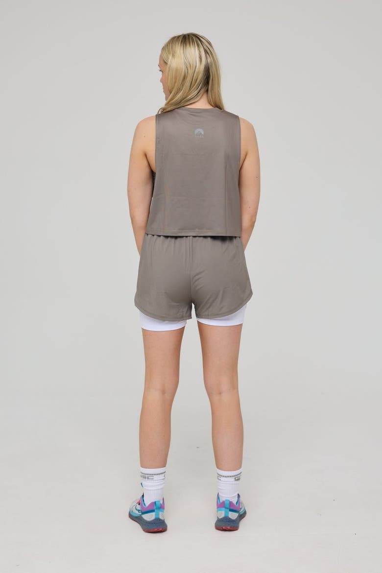 Infinite Cropped Tank Top - Khaki, Alternate, color, Khaki