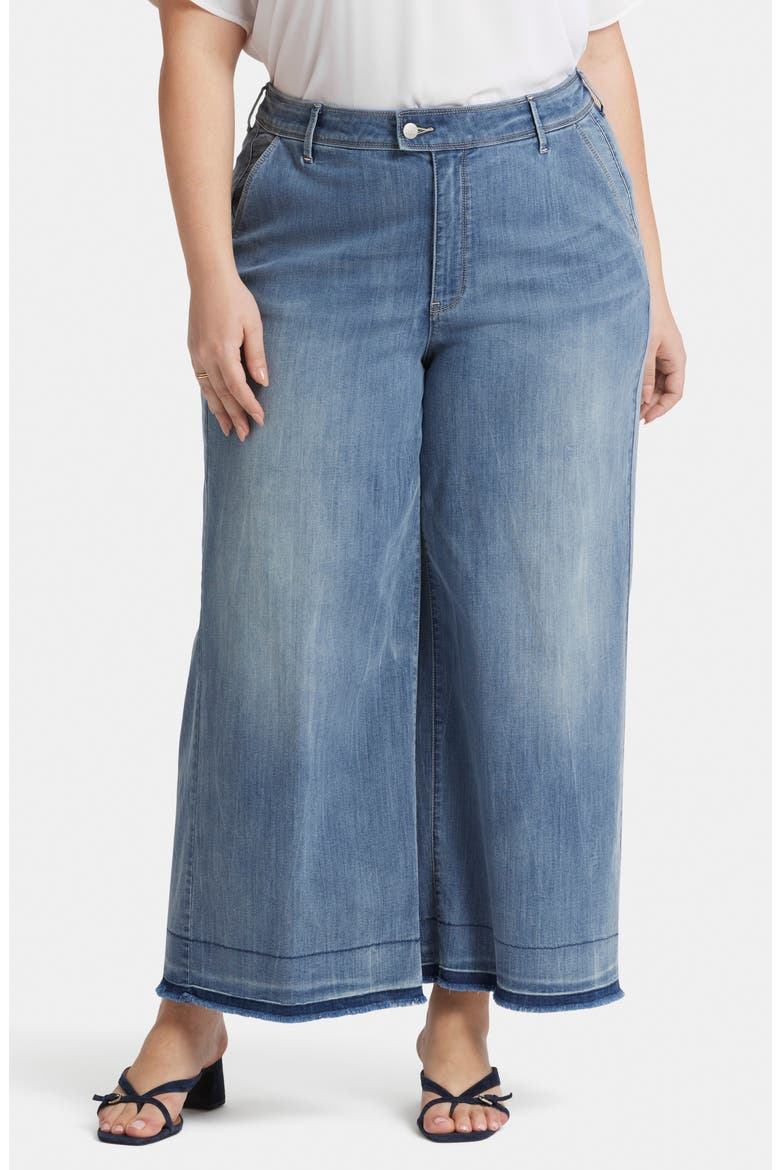 Mona High Waist Ankle Wide Leg Trouser Jeans, Main, color, STATE