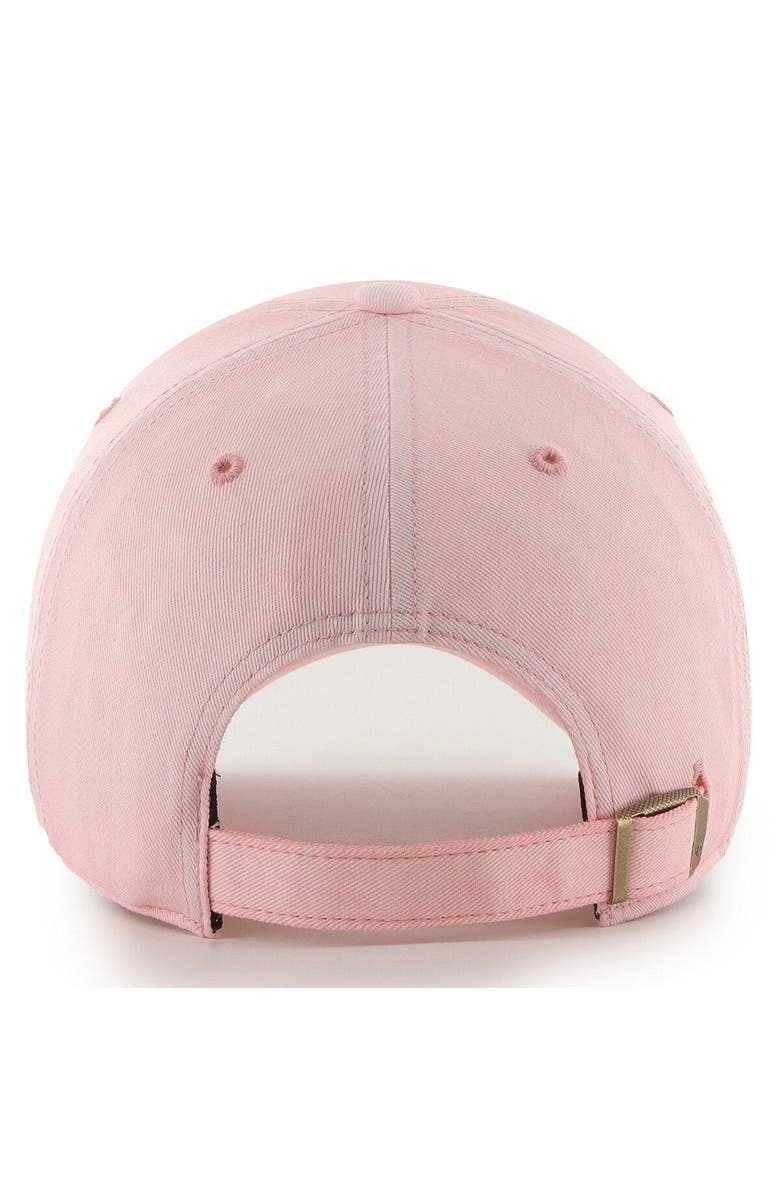 '47 Women's '47 Pink Ohio State Buckeyes Haze Clean Up Adjustable Hat, Alternate, color,