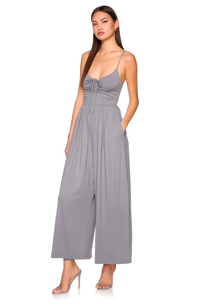 Crop Wide Leg Knit Jumpsuit, Alternate, color, CONCRETE JUNGLE