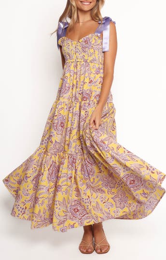 Marigold Smocked Maxi Sundress