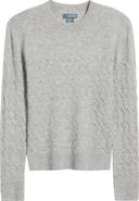 Griffen Wondering Cable Wool & Cashmere Crewneck Sweater