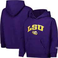 Champion Youth Champion Purple LSU Tigers Campus Pullover Hoodie