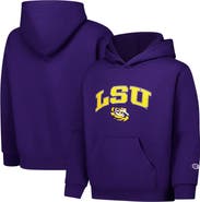 Champion Youth Champion Purple LSU Tigers Campus Pullover Hoodie