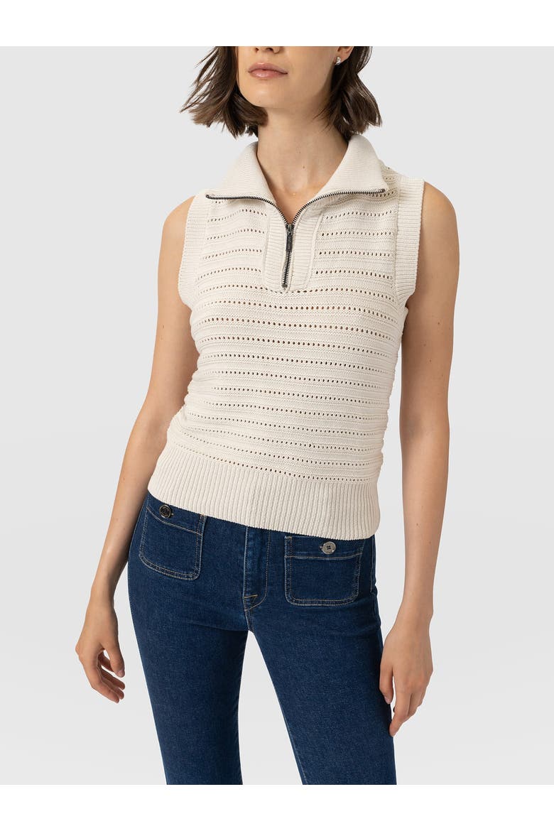 Ester Sleeveless Knit, Alternate, color, Cream