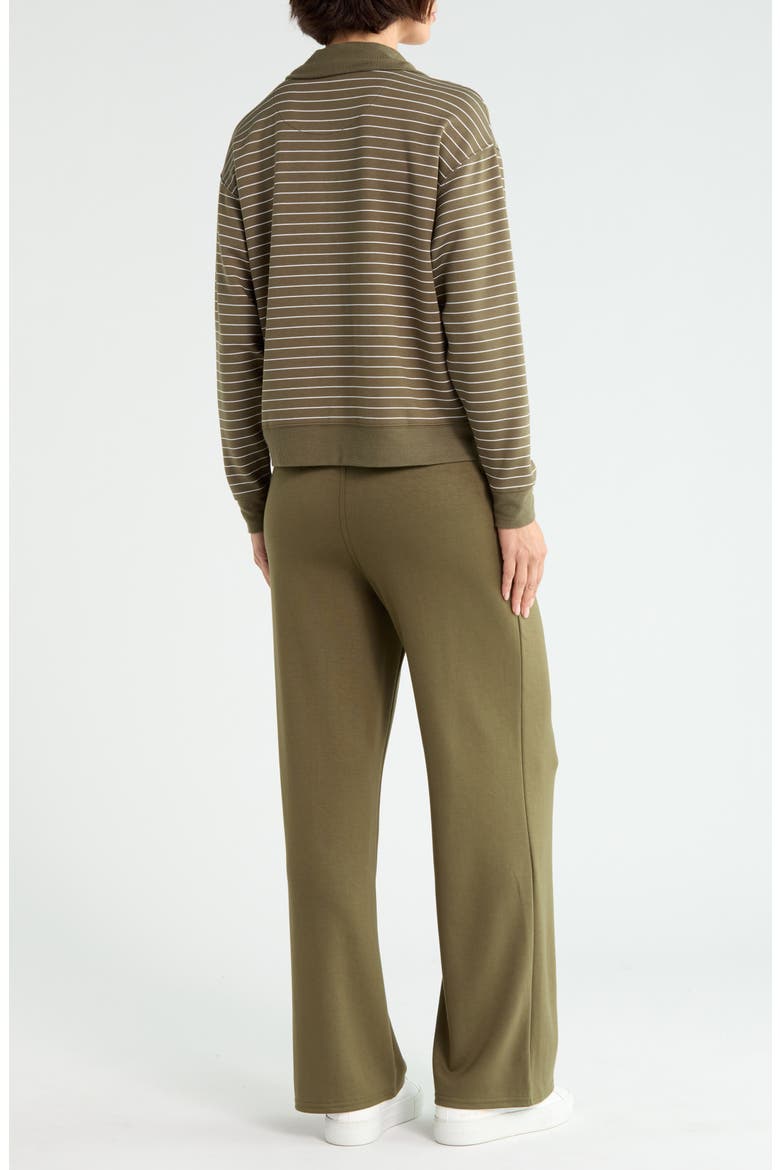 Angie 2-Piece Pullover and Pants Set, Alternate, color, OLIVE NIGHT STRIPE