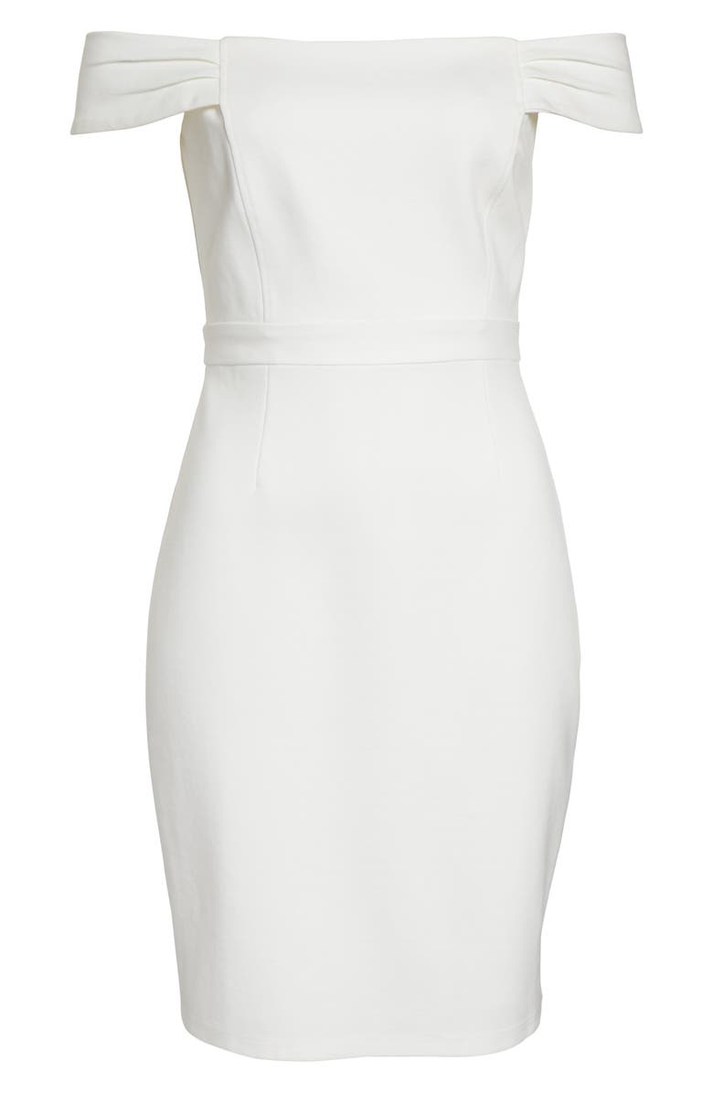 Adelyn Rae Jacklyn Off the Shoulder Dress, Alternate, color, 