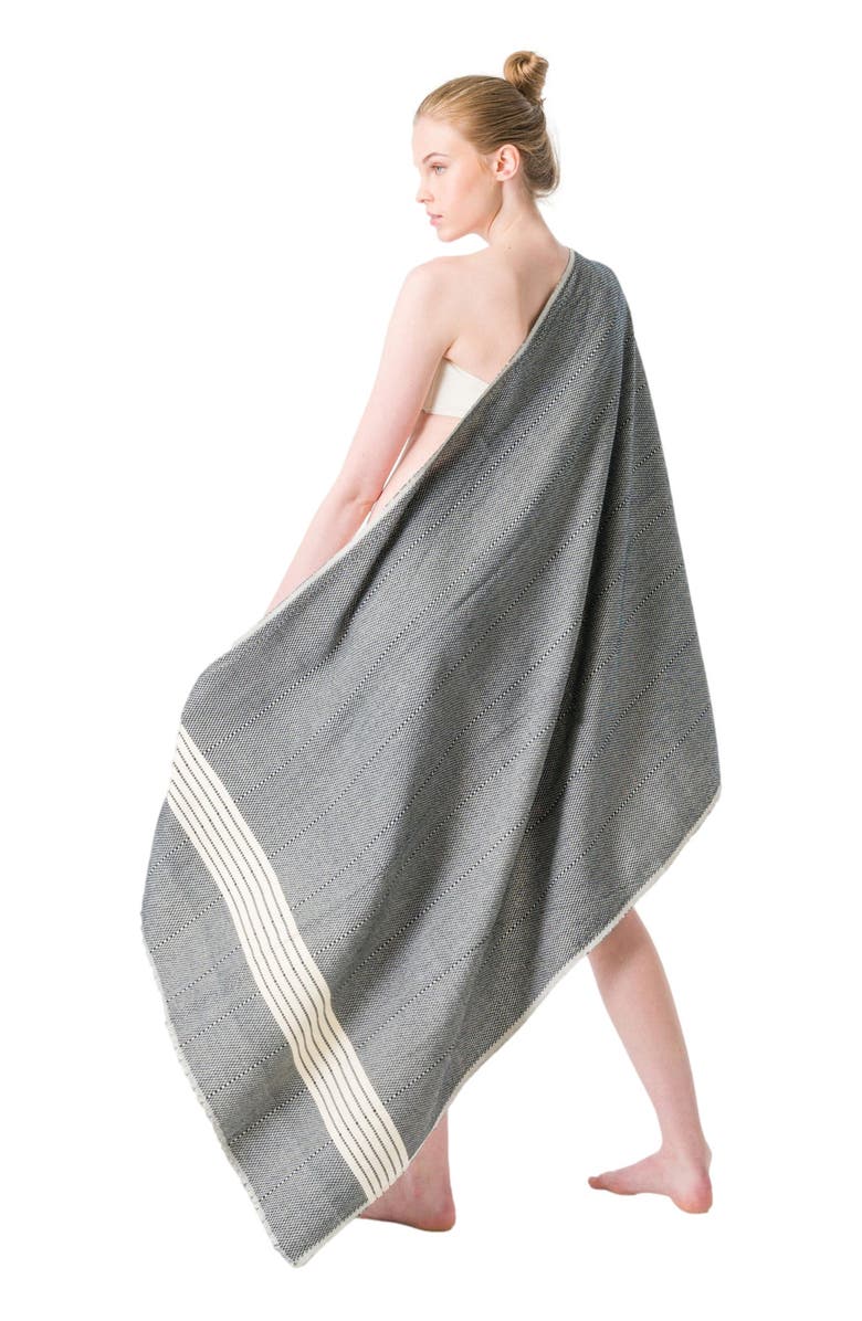 Olive & Linen Newport Turkish Towel, Alternate, color, 